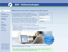 Tablet Screenshot of bav-onlineschulung.de
